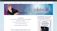 Desktop Screenshot of abundanceastrologer.com